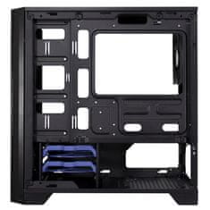Inter-tech ohišje H-606, micro-ATX, črno