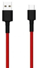 Xiaomi Mi USB-C na USB-A pleten kabel, 1m, rdeč (18863)