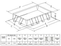 Intex 26356 bazen Ultra Frame 549 × 274 × 132 cm, peščena črpalka, lestev