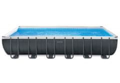 Intex 26364NP bazen Ultra Frame 732 × 366 × 132 cm, peščena črpalka, lestev