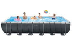 26364NP bazen Ultra Frame 732 × 366 × 132 cm, peščena črpalka, lestev