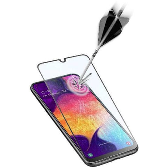 CellularLine zaščitno steklo za Samsung Galaxy A50, črno