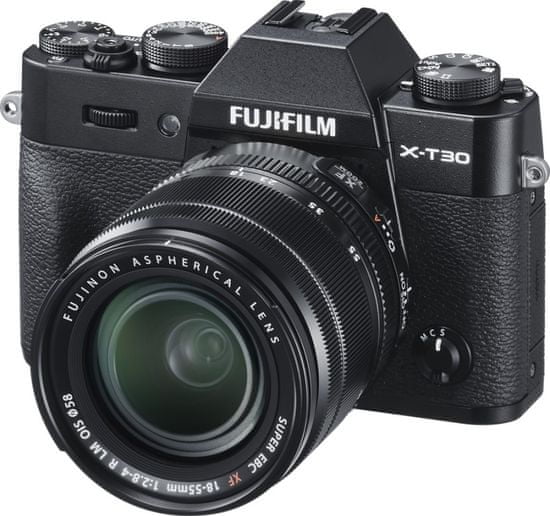 FujiFilm X-T30 fotoaparat + XF 18-55 mm objektiv