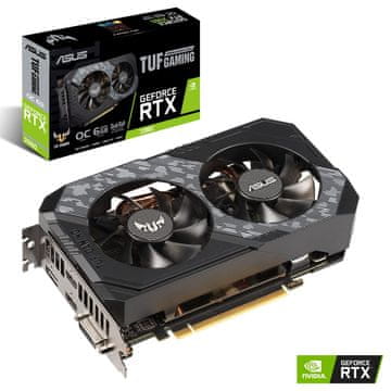ASUS grafična kartica TUF Gaming GeForce RTX 2060 OC 6GB GDDR6