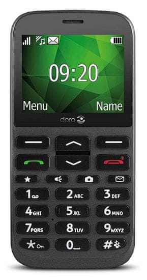Doro 1370 mobilni telefon, grafit - Odprta embalaža