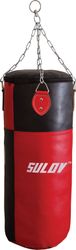  Rulyt Sulov vreča za boks, 100 x 40 cm, umetno usnje, črno-rdeča 