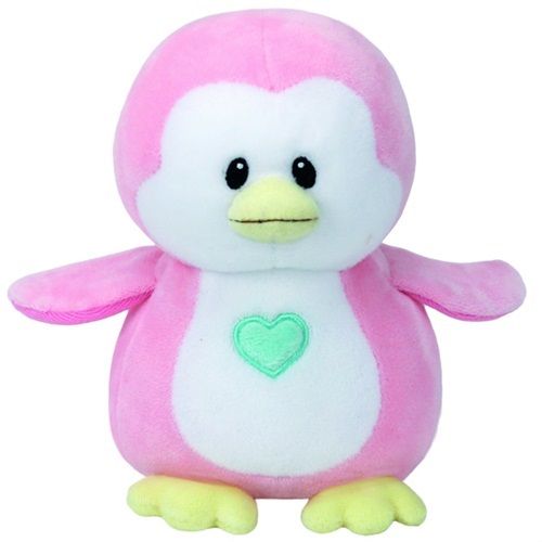 TY Baby Ty Penny - roza pingvin, 24 cm