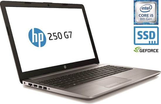 HP prenosnik 250 G7 i5-8265U/8GB/SSD 256GB/MX110/15,6''FHD/FreeDOS (6EC71EA#BED)