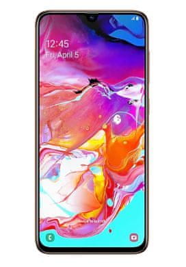 Samsung mobilni telefon Galaxy A70 coral, koralni