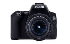 Canon fotoaparat EOS 250D + EF-S 18-55 IS STM, črn