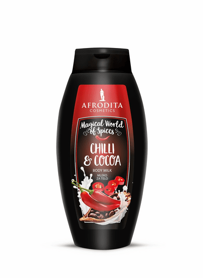 Kozmetika Afrodita mleko za telo Chilly & Cacao, 250ml