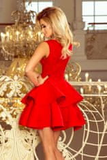 Numoco Ženska večerna obleka Charlotte rdeča L