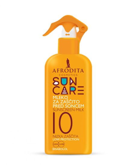 Kozmetika Afrodita mleko za sončenje v razpršilu Sun Care F10, 200ml