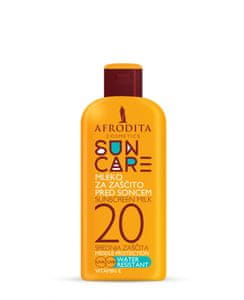 Afrodita mleko za sončenje Sun Care, vodoodporno F20