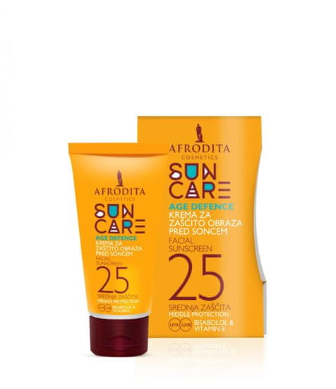 Kozmetika Afrodita krema za sončenje Sun Care, anti age F25, 50ml