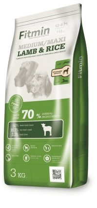 Fitmin hrana za pse Dog medium maxi lamb&amp;rice, 3 kg