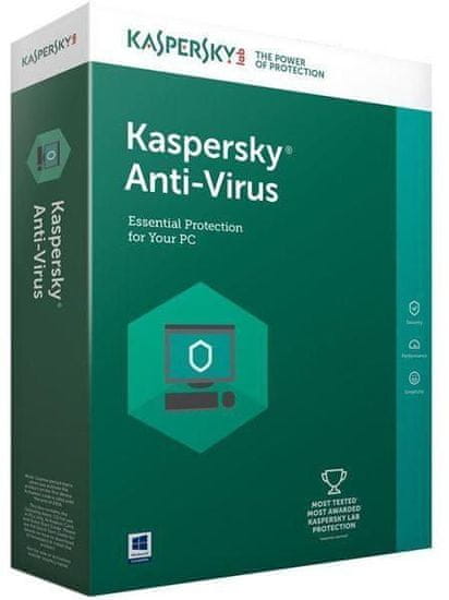Kaspersky Anti-Virus 1-letna lic. za 3PC