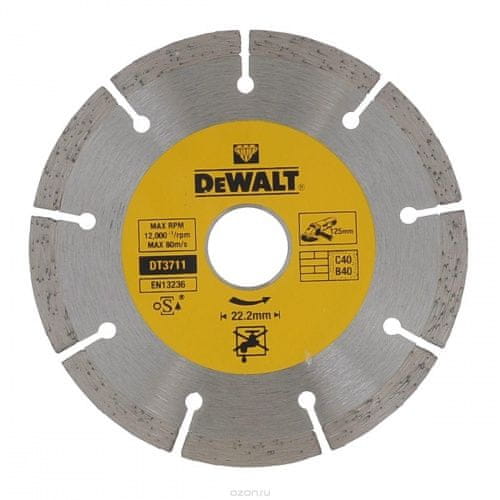 DeWalt rezalna plošča DIA. 125mm (DT3711)