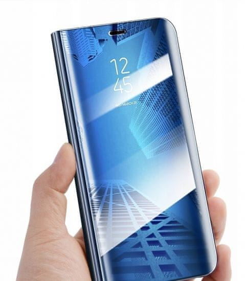 Onasi ovitek Clear View za Samsung Galaxy A7 2018 A750, moder