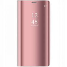 Onasi ovitek Clear View za Samsung Galaxy A6 Plus 2018 A605, roza