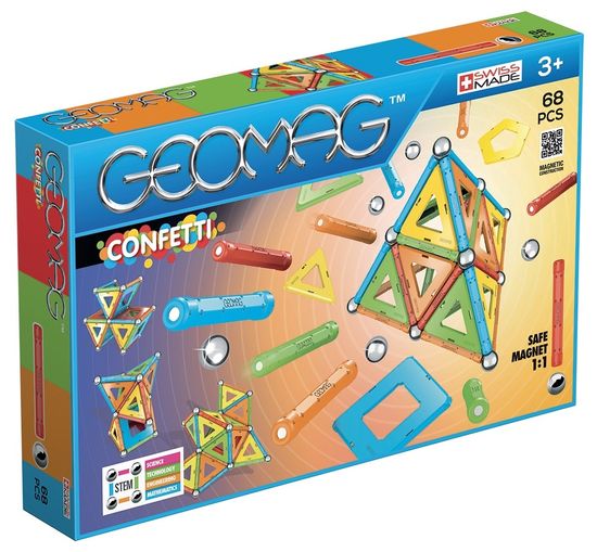 Geomag igra Confetti 68, komplet - Poškodovana embalaža