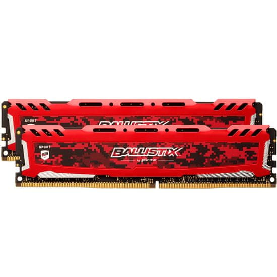 Crucial pomnilnik (RAM) Crucial BX Sport LT DDR4 16GB Kit (2x 8), PC4-25600, 3200MT/s, CL16, SR x8 (BLS2K8G4D32AESEK)
