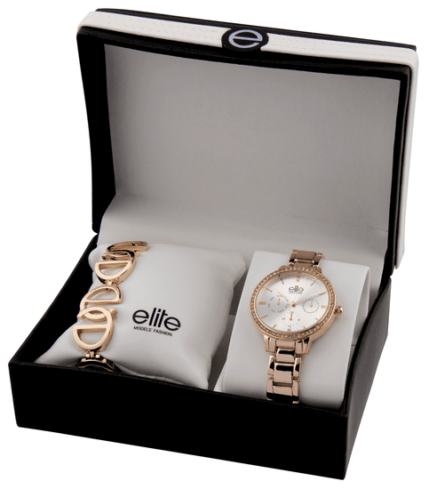 Elite Models komplet ženske ročne ure in zapestnice E54874-804