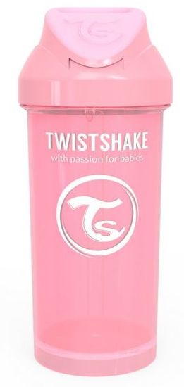 Twistshake steklenica s slamico, 360 ml 12+m