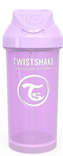 Twistshake steklenica s slamico, 360 ml 12+m