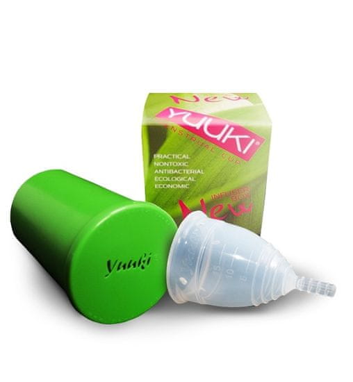 Yuuki Menstrualna skodelica Soft mala + dezinfekcijska škatla