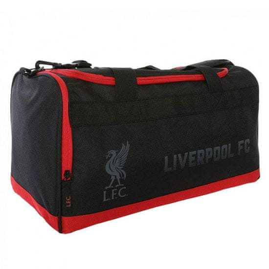 Liverpool športna torba, črno rdeča