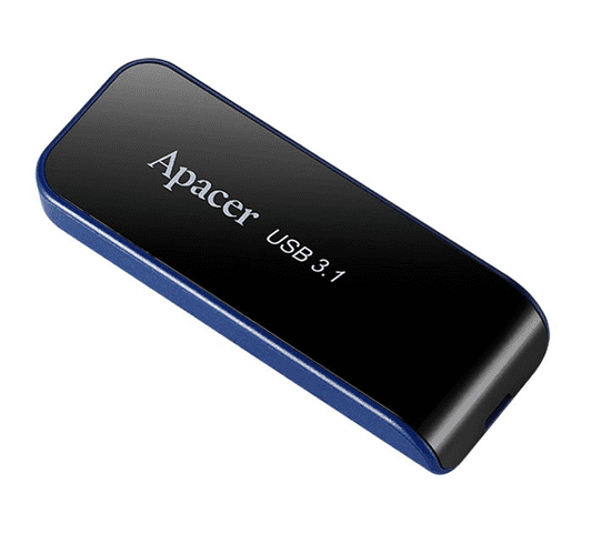 Apacer USB ključ AH356, 16 GB, USB 3.1, črn