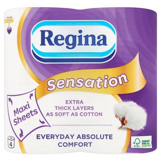 Regina toaletni papir Sensation 4/1 3 SLOJ 180 list