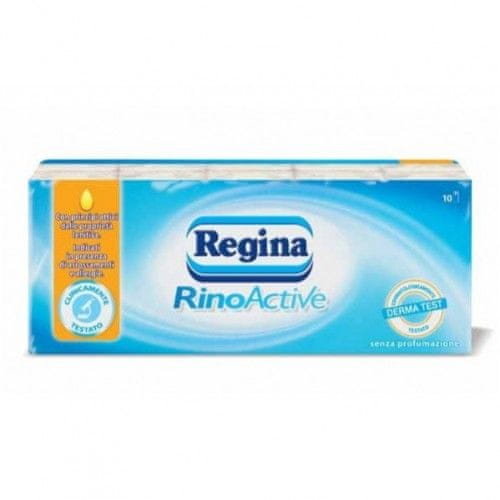 Regina papirnati robčki Rinoactive 10/1 4 slojni, 9 listni