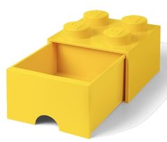 LEGO škatla za shranjevanje 4, rumena