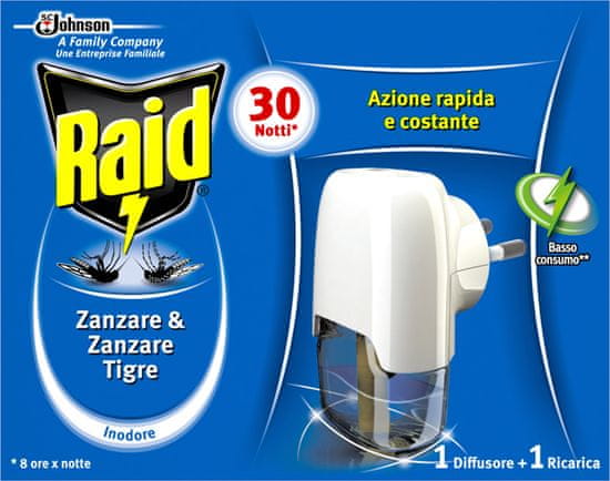 Raid električni aparat – tekoč 30 N, 21 ml