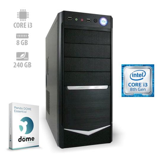 mimovrste=) namizni računalnik Advanced i3-8100/8GB/SSD240GB/FreeDOS (ATPII-CX3-3063)