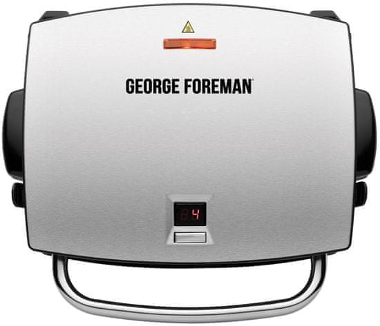 George Foreman 14525-56 Silver Grill &amp; Melt Grill, električni žar