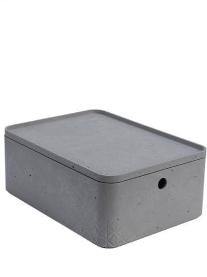 Curver Beton škatla za shranjevanje s pokrovom M - Odprta embalaža