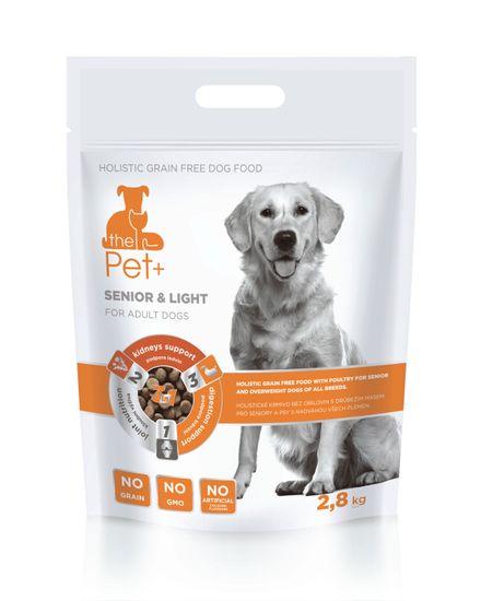 thePet+ holistična krma 3in1 dog Senior &amp; Light Adult 2,8 kg