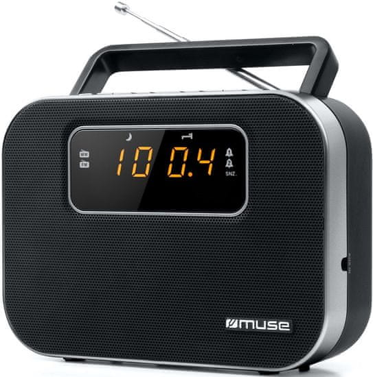 Muse M-081 R tranzistor, črn - Odprta embalaža