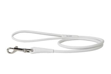 WAUDOG Okrogel usnjen povodec bela 122cm