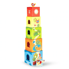 Hape Toys stolp prijateljstva, kocke