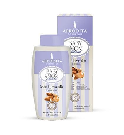 Kozmetika Afrodita mandljevo olje Baby & Mom Natural, 125ml