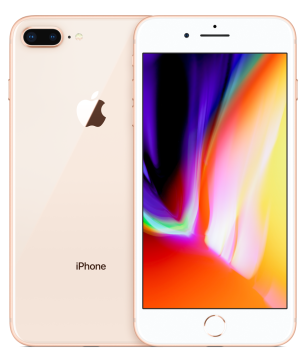 Apple iPhone 8 Plus, 128 GB, zlat