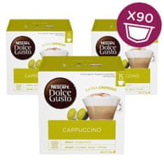 Dolce Gusto Cappuccino kapsule za kavo XXL (30 kapsul/ 15 napitkov), trojno pakiranje