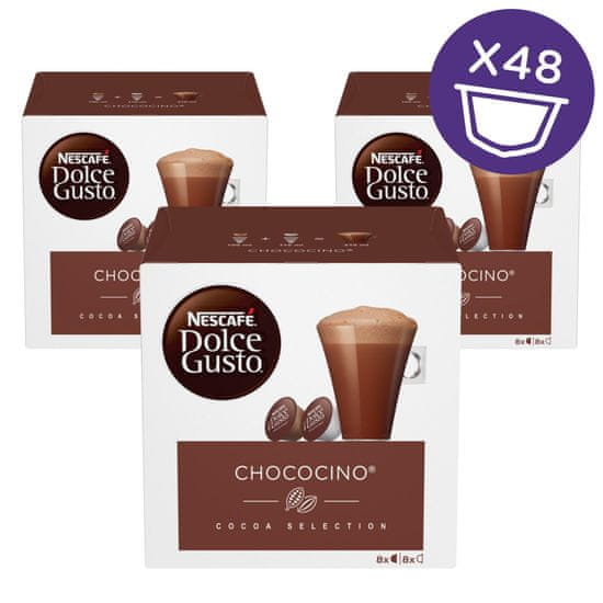 NESCAFÉ Dolce Gusto Chococino čokoladni napitek (16 kapsul/ 8 napitkov), trojno pakiranje