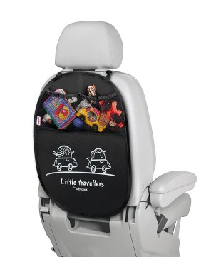 More Babypack Organizator in zaščita avtomobilskih sedežev, črn