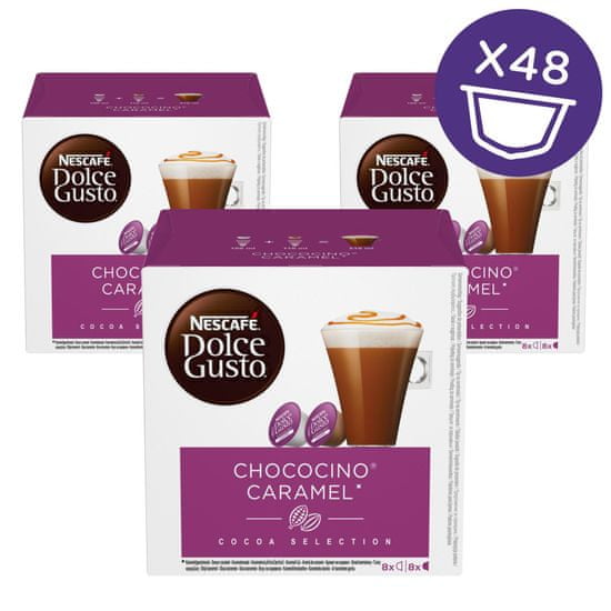 NESCAFÉ Dolce Gusto Chococino Karamela čokoladni napitek 204,8g (16 kapsul), trojno pakiranje