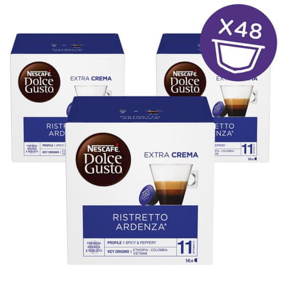 NESCAFÉ Dolce Gusto Ristretto Ardenza kapsule za kavo (16 kapsul/16 napitkov), trojno pakiranje